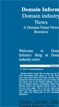 Mobile Screenshot of domainindustrynews.net